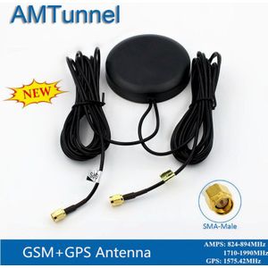 GSM Antenne SAP ontvanger antenne GPS antenne SMA MALE met 3 m kabel dual band externe antenne