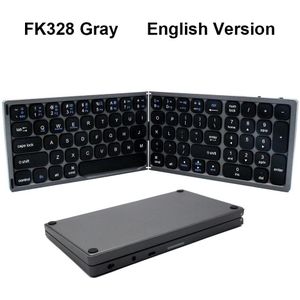 Avatto FK328 Draagbare Mini Folding Wireless Bluetooth Keyboard Met Numeriek Toetsenbord Voor Windows ,Android, Ios Tablet Ipad Telefoon