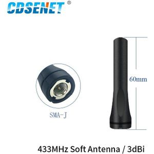 433MHz Wifi Antenne 3.0dBi High Gain Omnidirectionele SMA-J 60mm Lengte TX433-JZR-6 Antenne Antena