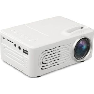 814 Mini Micro Draagbare Home Entertainment Projector Ondersteunt 1080P Hd Mobiele Telefoon Verbinding Projector Witte Kleur