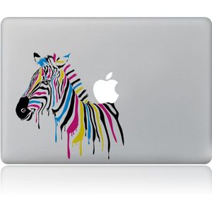Speciale kleur inkt schilderij zebra Gier stijl Vinyl Decal Laptop Sticker voor DIY Macbook Pro Air 11 13 15 inch Laptop Skin