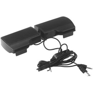 Clip Mini Draagbare Usb Stereo Speaker Soundbar Voor Notebook Laptop Computer Pc Mp3 Telefoon Muziekspeler