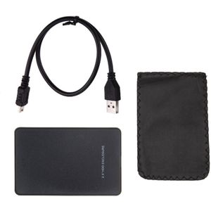 2.5in Usb 2.0 Sata Hd Hdd Harde Schijf Externe Behuizing Case Draagbare 5 Gbps High Speed Mobiele USB2.0 Hdd behuizing Voor Pc