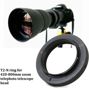 T2-N 420-800Mm Telelens Voor Nikon D7500 D7200 D5600 D5500 D3400 D5 D810 Grote Diafragma Autofocus lens Voor Nikon