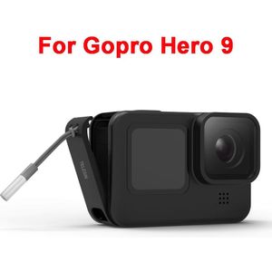 Voor Gopro Hero 9 Black Oplaadbare Batterij Side Deksel Verwijderbare Type-C Poort Opladen Voor Gopro Hero 9 Zwarte Camera