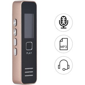 Digitale Voice Recorder WAV MP3 Speler Mini Voice Recorder Ondersteuning 32 GB TF Card Professionele Dictafoon 20-uur Opname tijd
