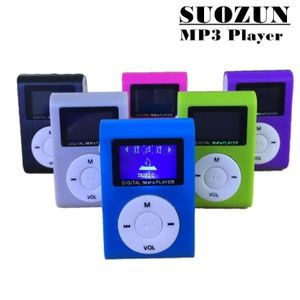 SUOZUN Draagbare MP3 Speler Mini Lcd-scherm MP3 Muziekspeler Ondersteuning 1.5GB TF Card walkman lettore mp3 usb speler
