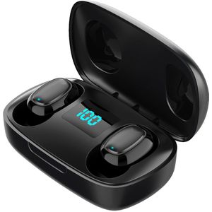 Awei E8 5.0 Tws Vinger Touch Bluetooth Oortelefoon 3D Stereo Draadloze Blurtooth Hoofdtelefoon Noise Cancelling Bluetooth Headset