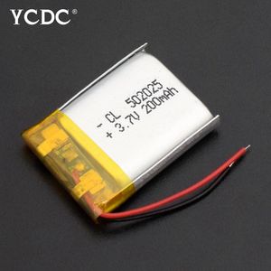 1/2/4 stuks Chinese 502025 3.7v lithium ion batterij 200 mah Li-polymeer batterij voor draagbare MP3 MP4 GPS remote controllers