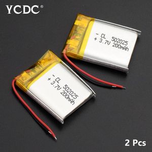 1/2/4 stuks Chinese 502025 3.7v lithium ion batterij 200 mah Li-polymeer batterij voor draagbare MP3 MP4 GPS remote controllers