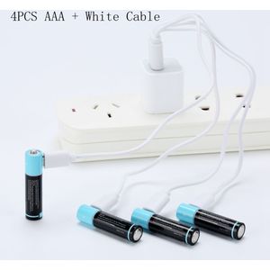 GTF 100% capaciteit 1.5V AAA Batterij 450mAh USB Oplaadbare Batterij 1.5V 675mwh Voor Afstandsbediening Speelgoed AAA batterijen