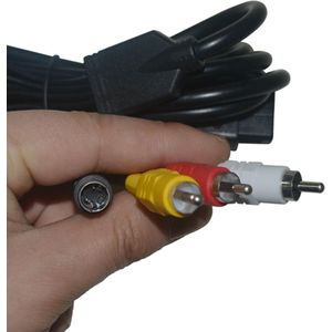 1.8 M TV S-Video Av-kabel Super Voor Nintendo Gamecube Voor N GC Voor SNES Voor N64