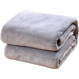 Super Zachte Warme Solid Warm Micro Pluche Fleece Deken Gooi Tapijt Sofa Beddengoed