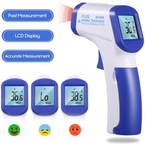 Professionele Non-Contact Digitale Infrarood Voorhoofd Thermometer Temperatuur Meting Voor Kids Kinderen En Volwassenen