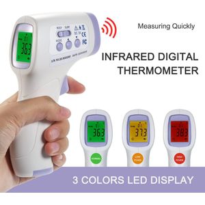 Professionele Non-Contact Digitale Infrarood Voorhoofd Thermometer Temperatuur Meting Voor Kids Kinderen En Volwassenen