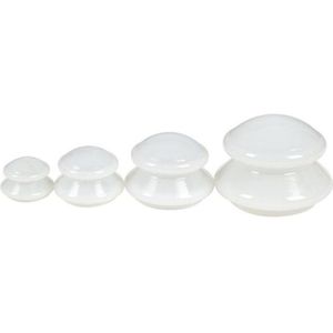 4 Pcs Vacuüm Medische Massage Cups Chinese Therapie Cellulie Cupping