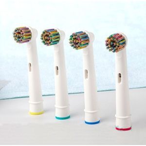 4 Stuks Kleurrijke Opzetborstels Voor Oral-B Elektrische Tandenborstel Fit Advance Power/Pro Gezondheid/Triumph/3D Excel/Vitality Precision Clean