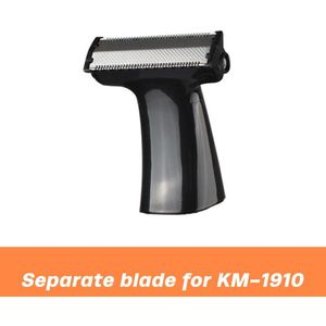 Kemei Scheermes Mannen Een Blade Pro Elektrische Scheerapparaat Cordless Trimmer Oplaadbare Wasbaar Gezicht Been Snor Scheren Machines