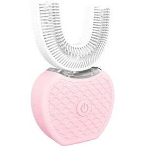 360 Graden Draadloze Usb Opladen Lui Automatische Sonic Siliconen Elektrische Tandenborstel Tanden Whitening Reinigingsborstel Persoonlijke Verzorging