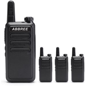 2/4Pcs Abbree Ar-C1 ARC1Mini Walkie Talkie 400-470Mhz Two Way Radio Portable Vox usb Opladen Handheld Transceiver BF-C9 BF-R5