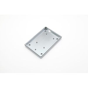 Geanodiseerd Aluminium case voor cospad xd24 custom toetsenbord dual purpose case met CNC Aluminium Kegel Voeten