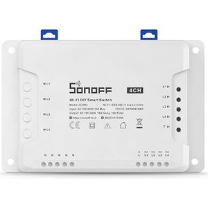 Itead Sonoff 4CH R3/ 4CH Pro R3 Wifi Schakelaar Module 4 Gang Wi-fi Diy Smart Switch App Voice Control smart Home Werkt Met Alexa