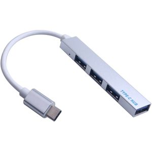 Type C Hub 4 Poorten USB-C Naar Usb 2.0 Hub Splitter Converter Otg Adapter Kabel Voor Macbook Pro Mac pc Laptop