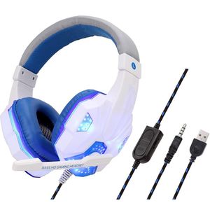 Professionele Led Licht Gamer Headset Voor Computer PS4 Gaming Hoofdtelefoon Verstelbare Bass Stereo Pc Bedrade Headset Met Microfoon