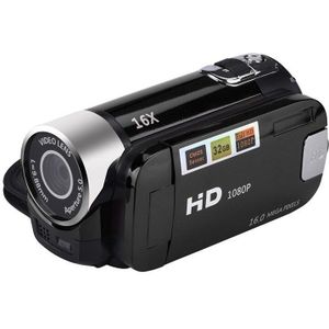 2.4 Inch Tft Sn 16X Digitale Zoom Dv Video Camcorder Hd 1080P Handheld Digitale Camera Cmos Sensor Tot 32 Gb Sd (Zwart)