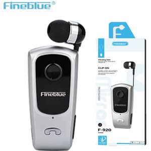 Fineblue F2 Pro Bluetooth 5.0 Oortelefoon Draadloze Intrekbare Draagbare F920 Headset Ruisonderdrukkende Dragen Clip Sport Running Earph