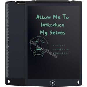 12-Inch LCD Schrijven Tablet-tekentafel voor kinderen Kleine Schoolbord board Papierloze Kantoor (zwart/Blauw/roze/Wit)