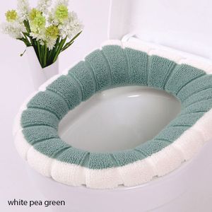 Twee Kleuren Badkamer Accessoires 1Pc Pompoen Patroon 45*35 Cm Wc Mat Wasbare O-Vorm Wc Zachte kussen