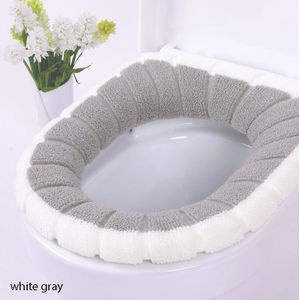 Twee Kleuren Badkamer Accessoires 1Pc Pompoen Patroon 45*35 Cm Wc Mat Wasbare O-Vorm Wc Zachte kussen