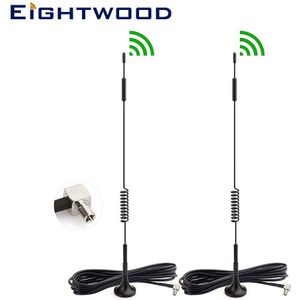Eightwood 2Pcs 4G Lte 7dBi Magnetische Base TS9 Man Antenne Antenne Voor At & T Netgear LB1120 LB1121 LB2120 Nighthawk m1 MR1100 770S