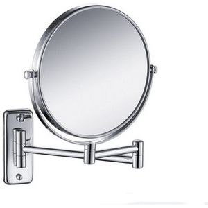 8' double side antiek badkamer spiegel, 3x vergroting koper wandmontage make-up spiegel BM001