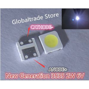 200Pcs Voor Lcd Tv Reparatie Lg Led Tv Backlight Strip Verlichting Met Light-Emitting Diode 3535 Smd Led kralen 6V Lg 2W