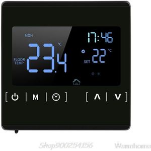 Wifi 16A Elektrische Verwarming Thermostaat Kamertemperatuur Afstandsbediening AC85 ~ 250V 35ED