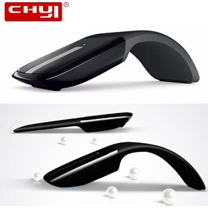 CHYI Muizen Arc Touch Computer Muis Opvouwbare 2.4 GHz Draadloze Muis Met Usb-ontvanger Vouwen Muizen Voor PC Laptop