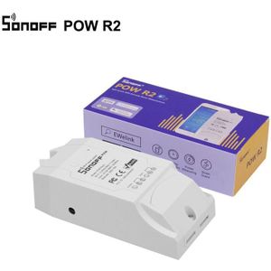 Sonoff Pow R2 Wifi Schakelaar Met Stroomverbruik Meting Wifi Schakelaar 15A Smart Wifi Schakelaar Controller Werkt Met Alexa