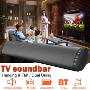 20W Bluetooth Soundbar Draadloze Speaker Fm Muziek Home Theater Kolom Surround Stereo Geluid Bar Systeem Voor Tv Pc Smartphone