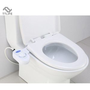TTLIFE Hip Wassen Mondstuk zelfreinigende Functie Bidet 4me Flash Water Toilet Seat Attachment Geen-Elektrische Badkamer Accessoires