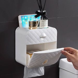 Toiletrolhouder Waterdichte Papieren Handdoek Houder Wandcloset Papierrol Stand Case Buis Opbergdoos Badkamer Accessoires