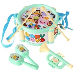 6Pcs Interessante Drum Zand Hamer Trompet Muzikaal Speelgoed Peuter Muziekinstrumenten Set Voor Baby Jongens Meisjes Kinderen