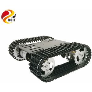 T101 Smart Robot Tank Chassis Gevolgd Auto Platform Met 33GB-520 Motor Voor Arduino Diy Robot Speelgoed Deel