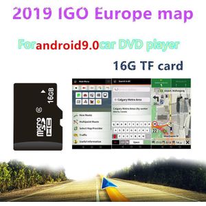 Auto Radio Kaart Micro Sd-kaart 16G Voor Andriod Os Auto Dvd-speler Kaart Europa Rusland Spanje duitsland Midden-oosten Vs Australië