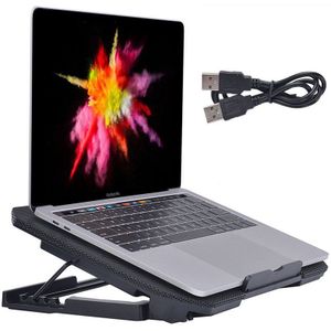 Notebook Stand Houder Voor Macbook Air Pro Lenovo Dell Hp Asus Draagbare Laptop Stand Opvouwbare Computer Stand Usb Cooling Beugel