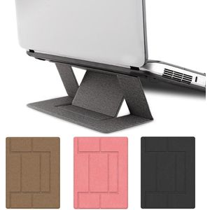 Draagbare Verstelbare Laptop Stand Laptop Pad Adhesive Onzichtbare Vouwen Beugel Tablet Houder Voor Macbook Laptop