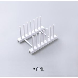 Japanse Stijl Minimalistische Keuken Afdruiprek Afvoer Rack Servies Lade Opslag En Sorteren Rack Put Kom Lade Rack Lu 4231