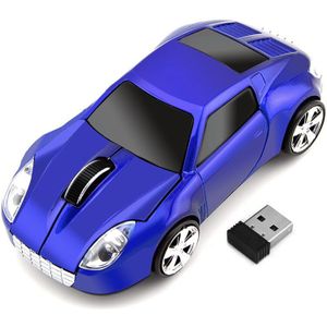 Draadloze Optische Muis Cool Car Auto Vorm Computer Mause 1600 Dpi Led Licht Ergonomische Kleine Usb 3D Muizen Voor Pc laptop Jongen Kid