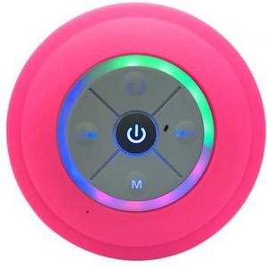 Q9 Waterdichte Draadloze Led Handsfree Call Tf Card Bluetooth Speaker Met Sucker Handsfree Luidsprekers, voor Douches Badkamer Zwembad